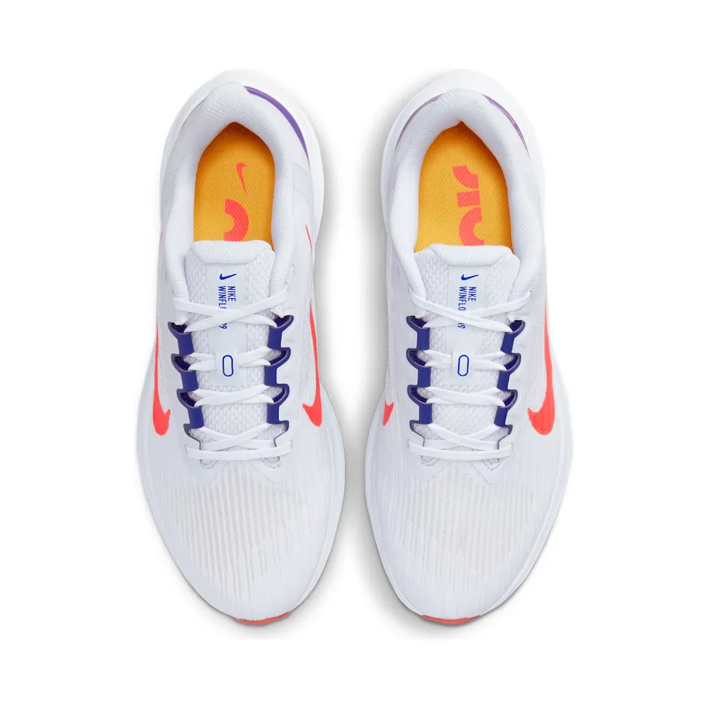 Nike Air Winflo 9 “Football Grey / Concord / Cinnabar / Bright Crimson” (DD6203-006)
