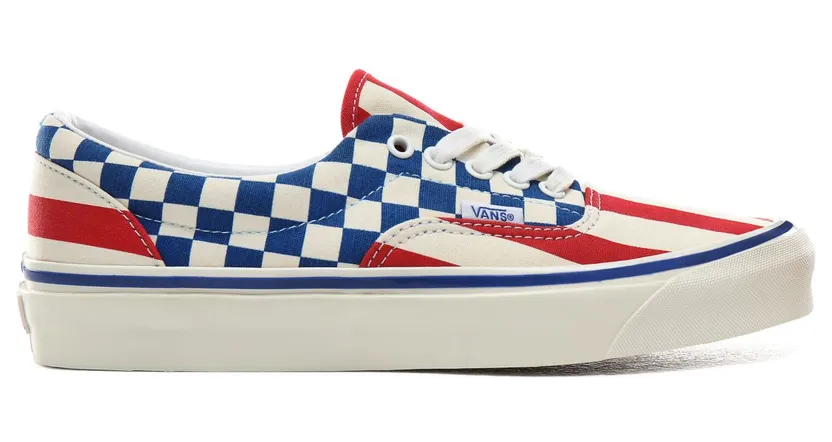 Vans Era 95 DX Red Stripes Blue Check (VN0A2RR1VYC)