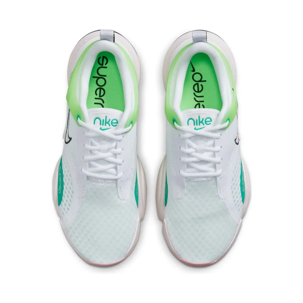 Nike SuperRep Go 2 Training Shoe “White / Green Strike / Light Soft Pink / Black” (CZ0612-136)