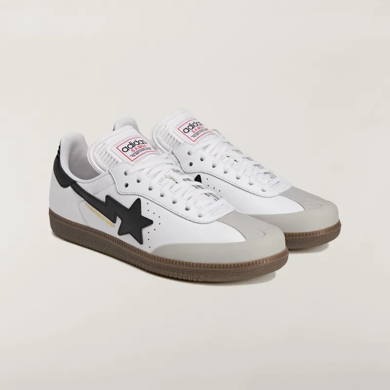 Adidas Samba “Bape – White Black” (JR9245)