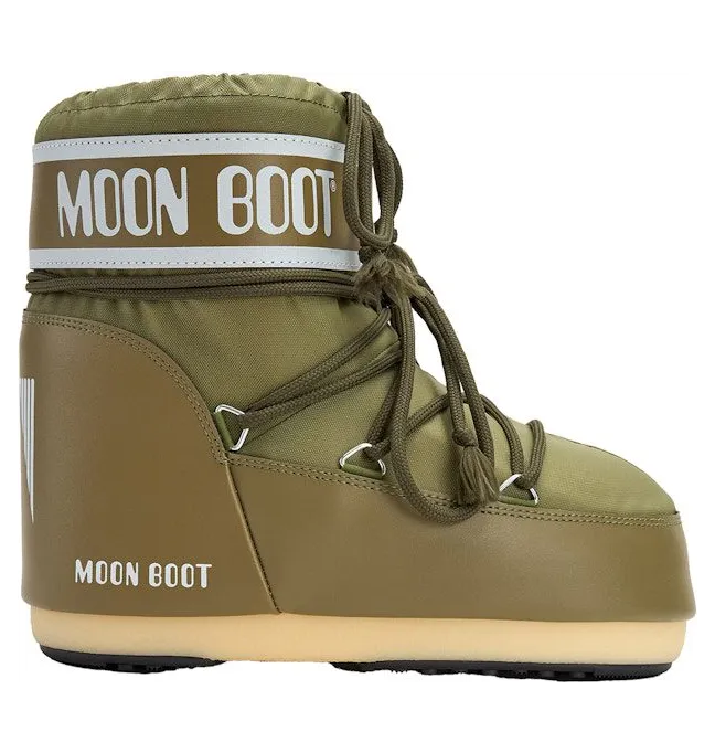 Moon Boot Icon Low Nylon Boot Khaki (80D1409340-M006)