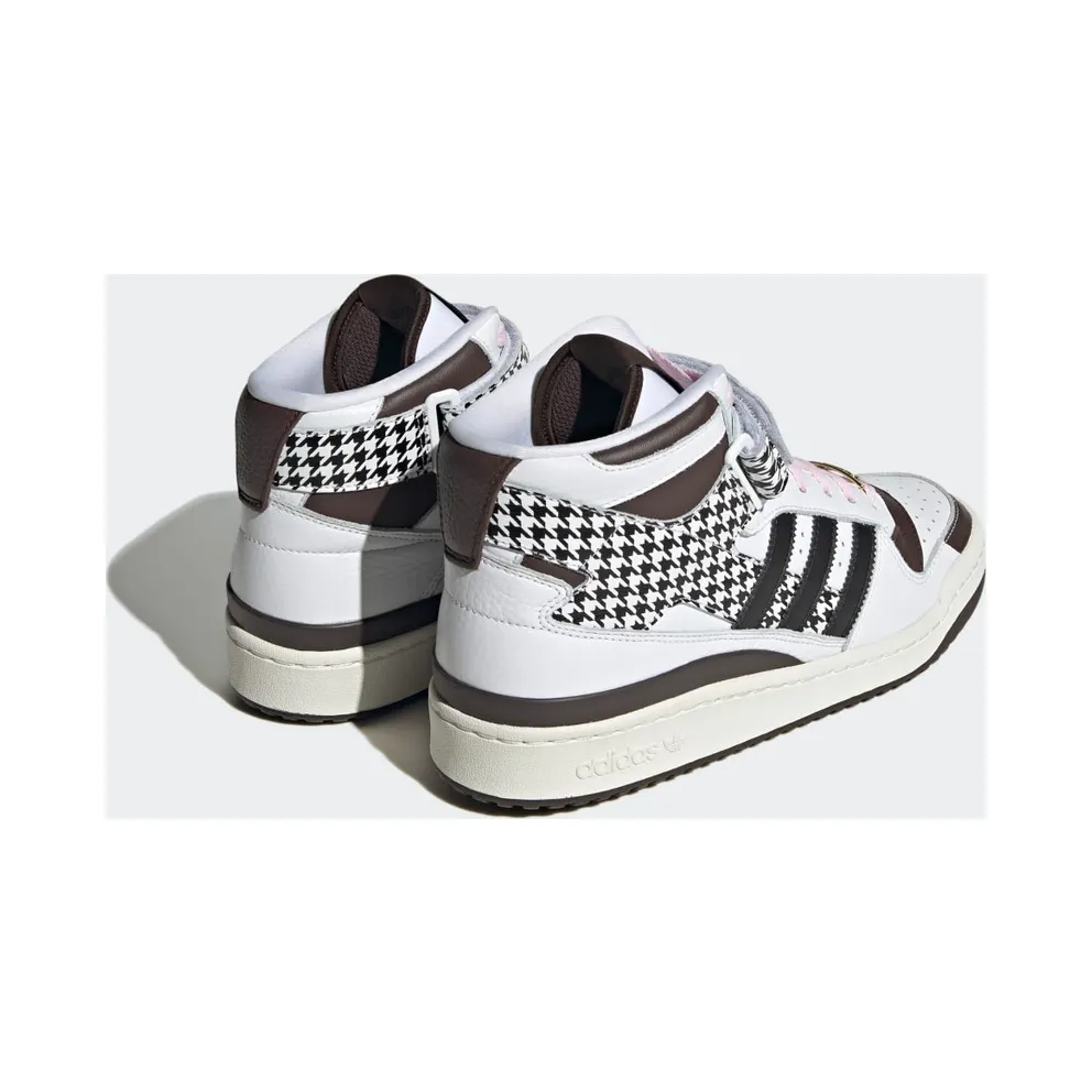 Adidas Forum Mid Cloud White / Core Black / Dark Brown (FZ6587)