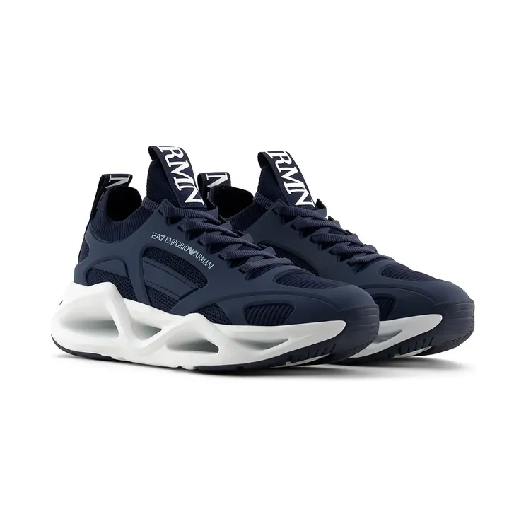 Emporio armani Ea7 Emporio Armani Infinity Gitter-Sneakers “Black” (X8X174XK377)
