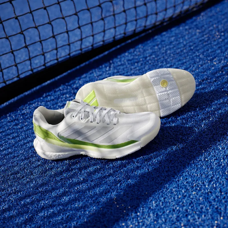 Adidas Crazyquick BOOST Padel Cloud White / Zero Metalic / Lucid Lemon (JP7228)