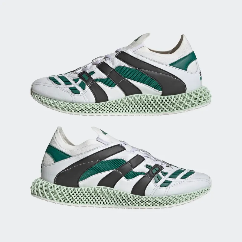adidas Predator Accelerator 4D EQT Sports Shoes Crystal White / Core Black / Sub Green (GX0223)