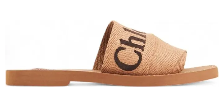 Chloe Woody Mule Dark Tan (CHC23U188EF2Y4)