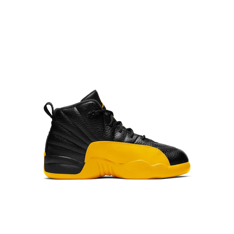 Jordan 12 Retro Black University Gold (PS) Black/University Gold (151186-070)
