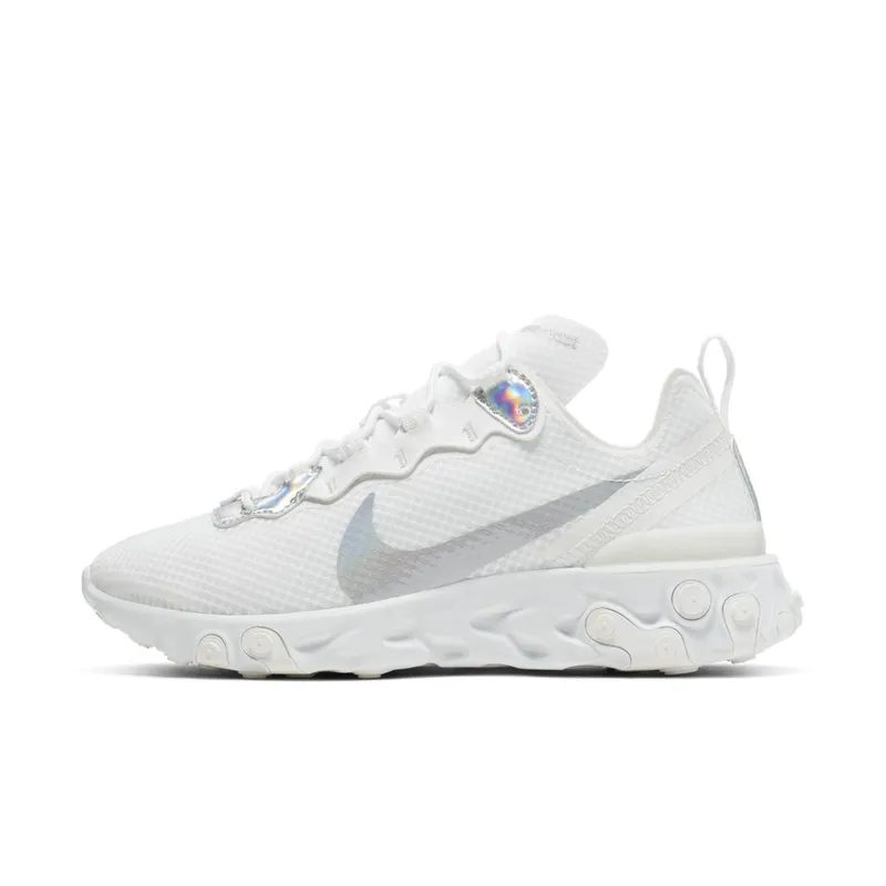 Nike React Element 55 ‘White Iridescent’ (2019) (CN0147-100)
