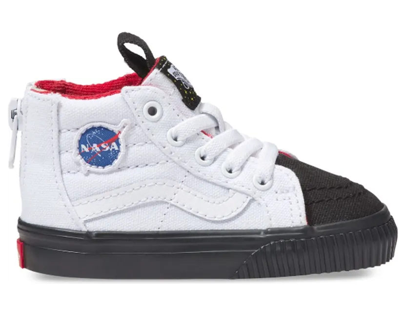 Vans Sk8-Hi Zip NASA Space Voyager True White (TD)