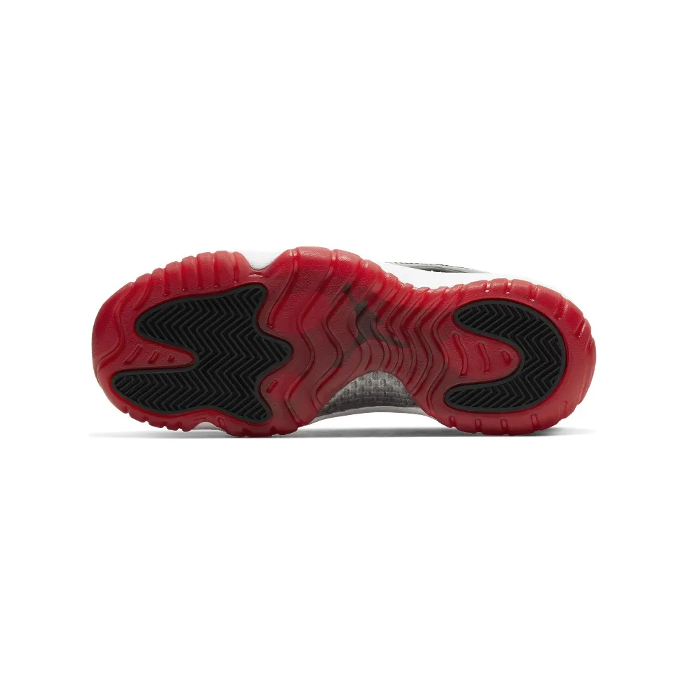 Air Jordan Nike AJ XI 11 Low Suede ‘White Bred’ (GS) (2020) (528896-160)