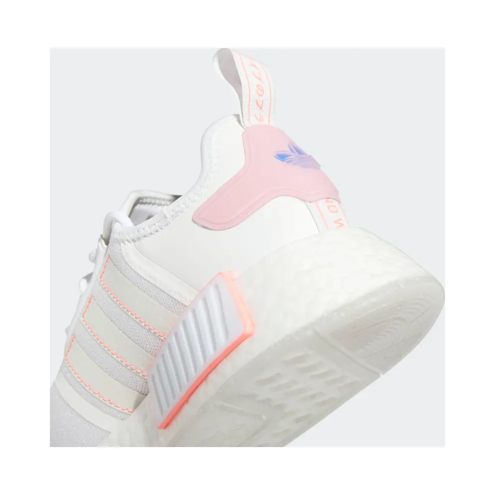 Adidas NMD_R1 Cloud White / Cloud White / Acid Red (GW5679)