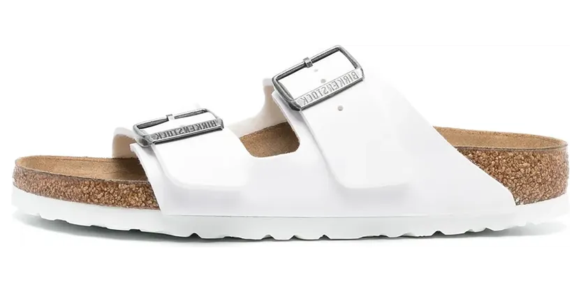 Birkenstock ARIZONA BIRKO-FLOR “White – Narrow Fit” (0552683)