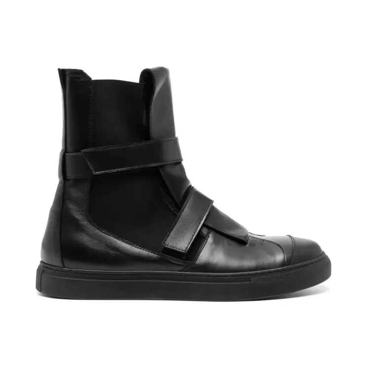 Nicolas Andreas Taralis High-Top-Sneakers mit Klettverschluss “Black” (HBOT100210001)