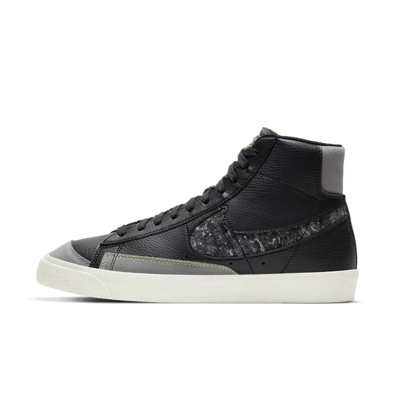 Nike Blazer Mid ’77 Vintage Black Light Bone Black/Electric Green/Light Bone (CW6726-001)