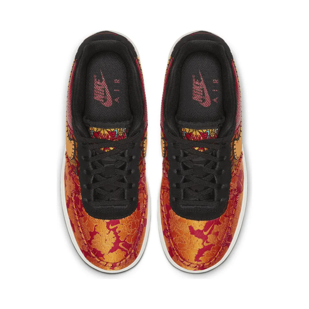 Nike Air Force 1 Low Chinese New Year 2019 (GS) Gym Red/Black-Canyon Gold-Orange Peel (AV5167-600)