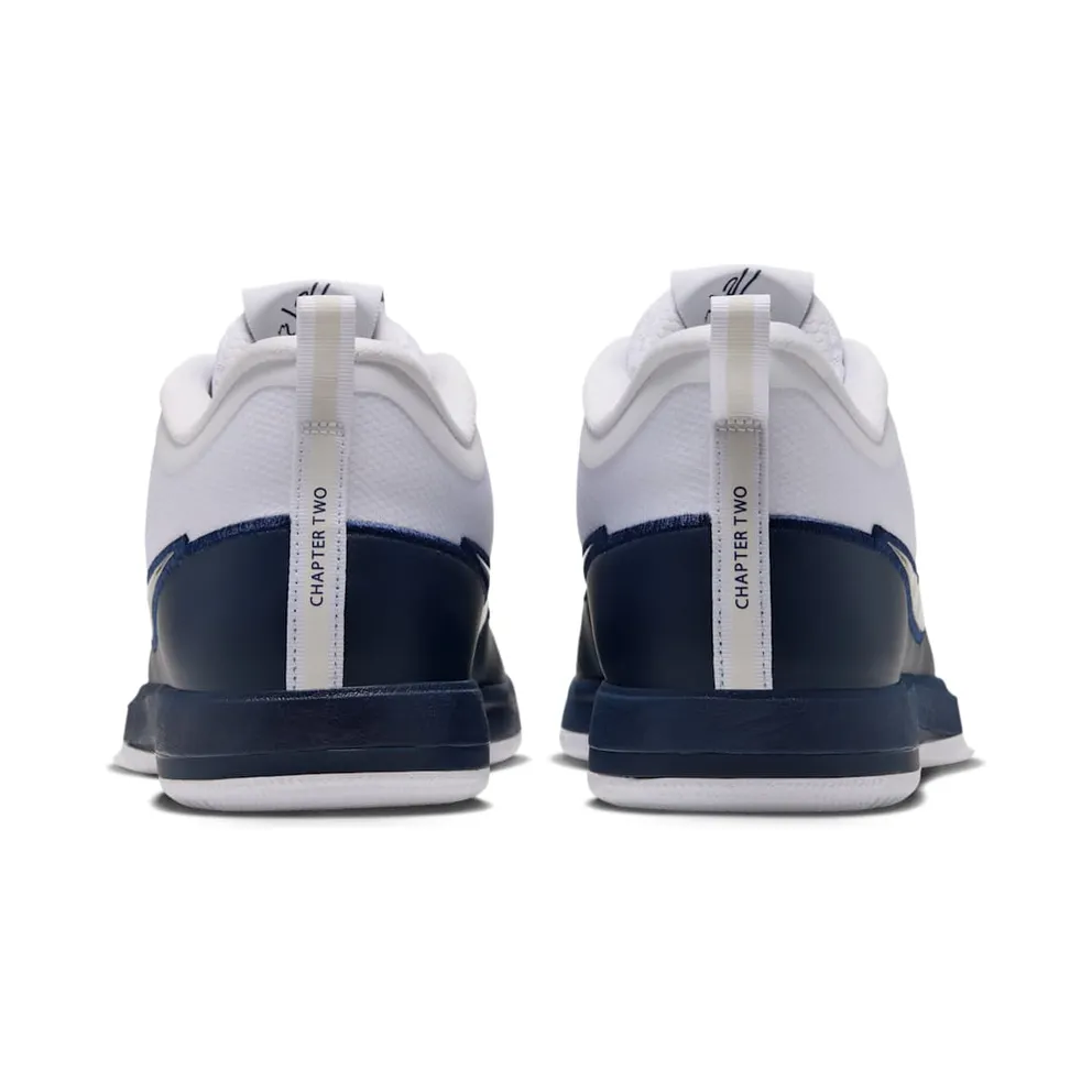 Nike Book 2 – “White / Midnight Navy / Metallic Silver” (IZ2372-107)