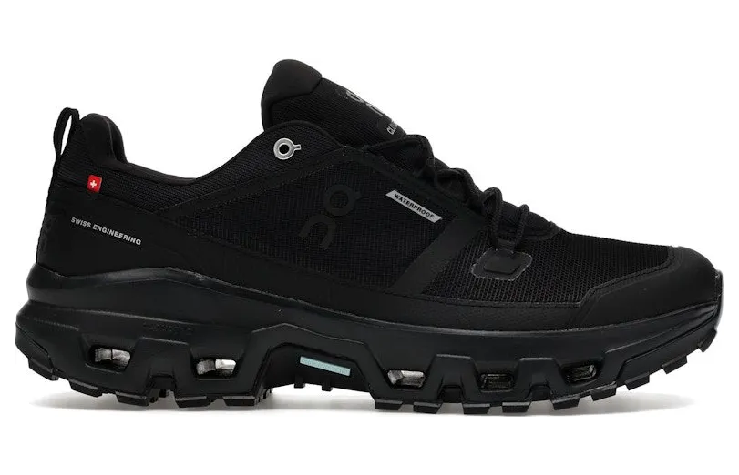 On Running Cloudrock Low Waterproof All Black (3MF10251043)
