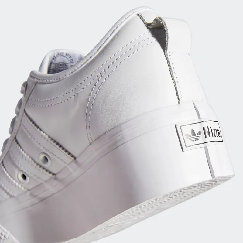 Adidas Nizza Platform ‘Cloud White’ Cloud White/Cloud White/Core Black (FW0265)