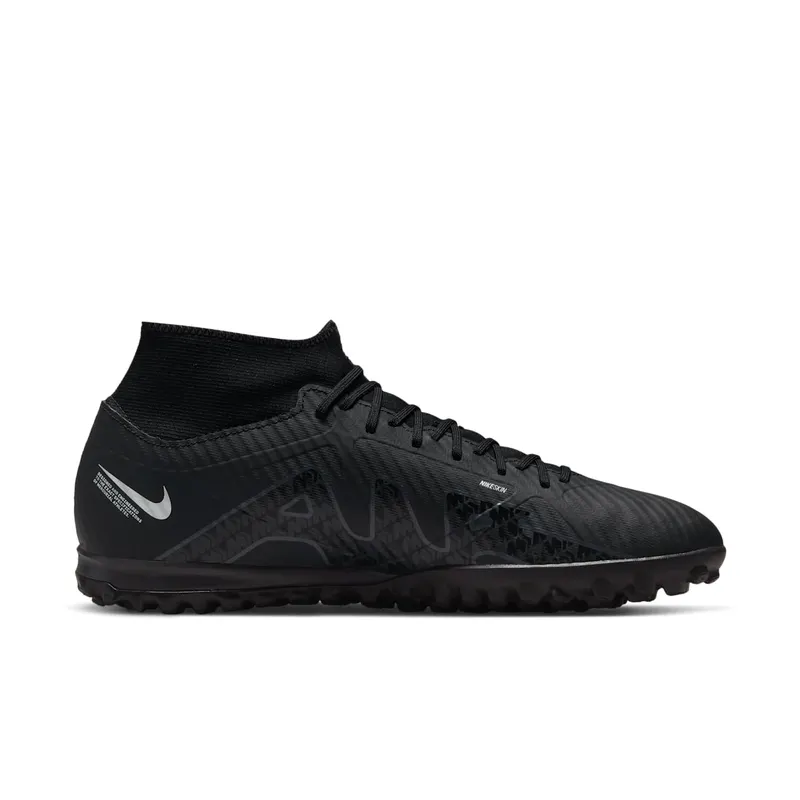 Nike Zoom Mercurial Superfly 9 Academy TF Black Dark Smoke Grey (DJ5629-001)