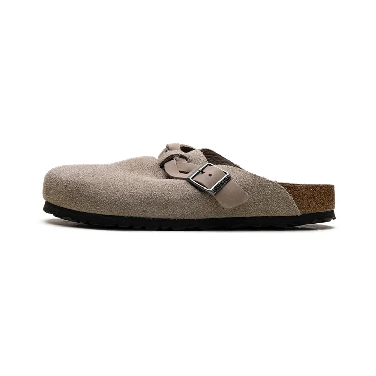 Birkenstock Boston Braid Sandal (Narrow) “Taupe” (1026694)