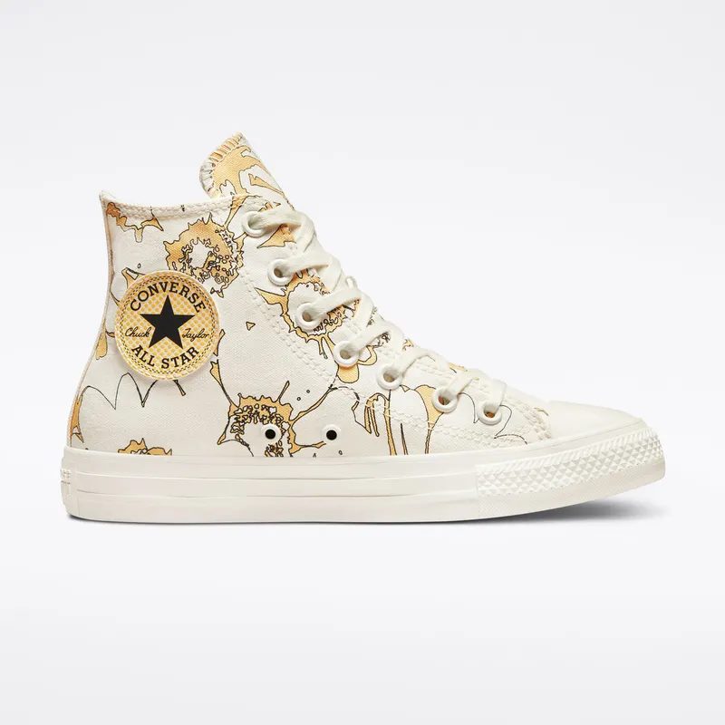 Converse Chuck Taylor All Star Crafted Florals Egret/cyber Mango/egret (A01188C)