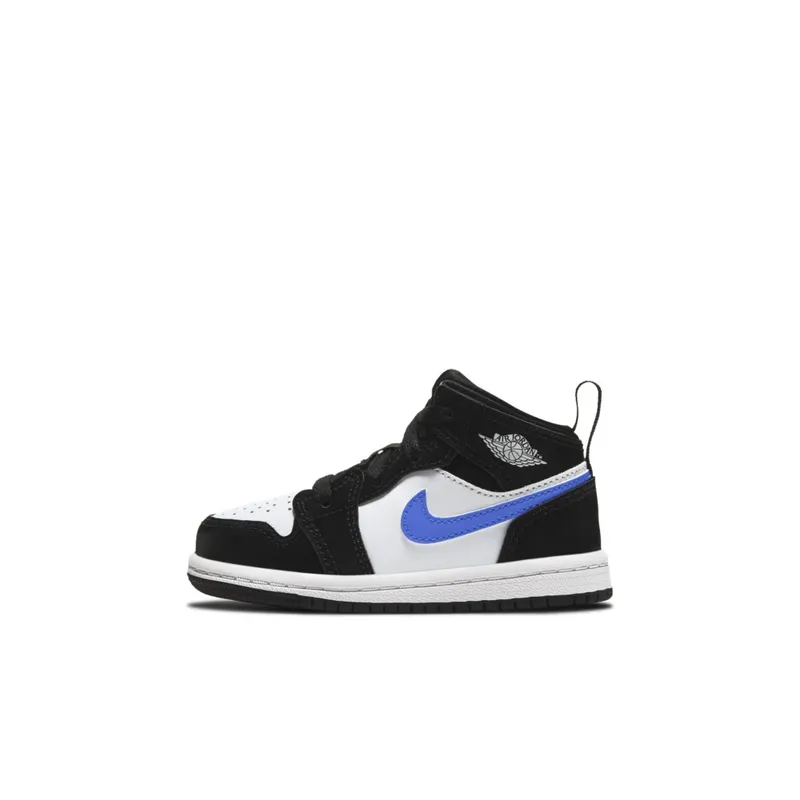 Jordan 1 Mid Black Racer Blue White (TD) Black/Racer Blue-White (640735-084)