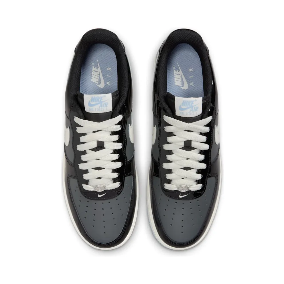 Nike Air Force 1 Low “Black Iron Grey Patent” (IB7676-001)
