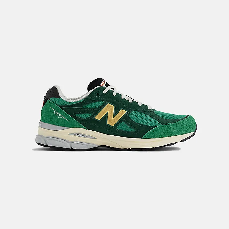 New Balance 990 V3 “Made In USA – Green/Yellow” (M990GG3)