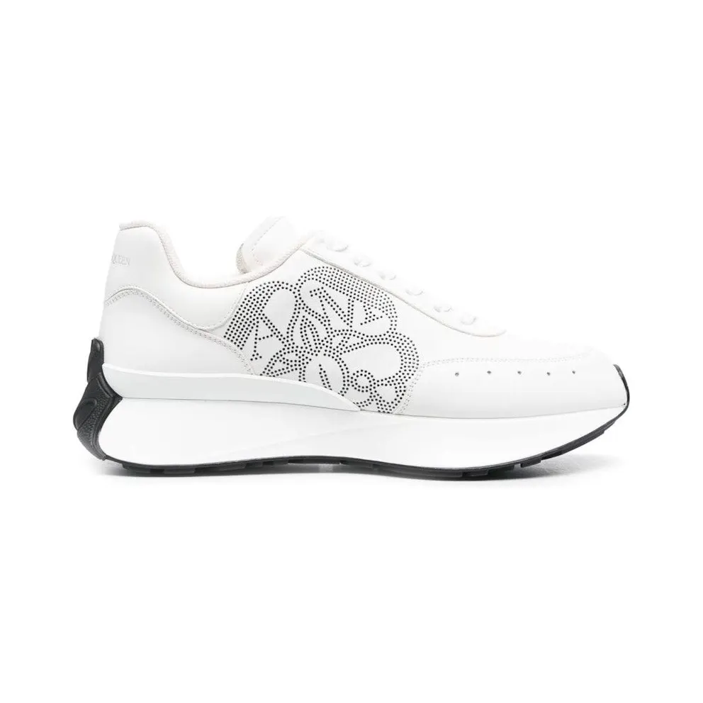 Alexander McQueen Sprint Runner White Black (755637WIDN89089)