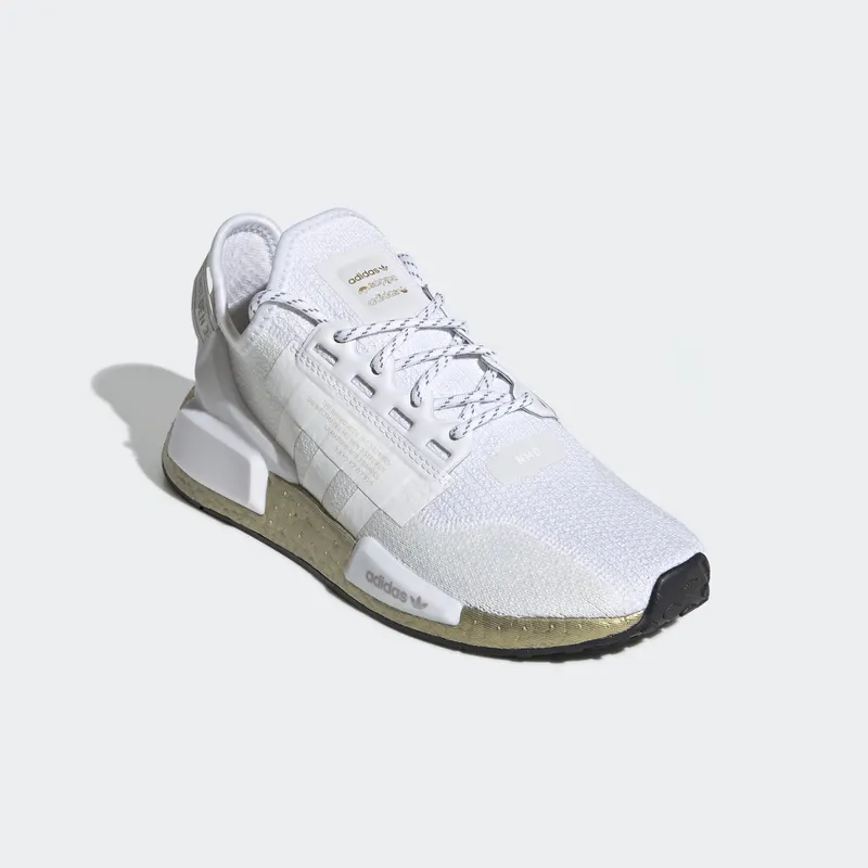 adidas NMD V2 Cloud White Gold Metallic (W) Cloud White/Cloud White/Gold Metallic (FW5450)
