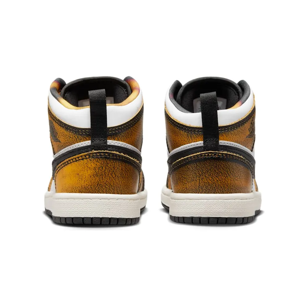 Jordan 1 Mid SE Orange Wear Away (DQ8419-071)
