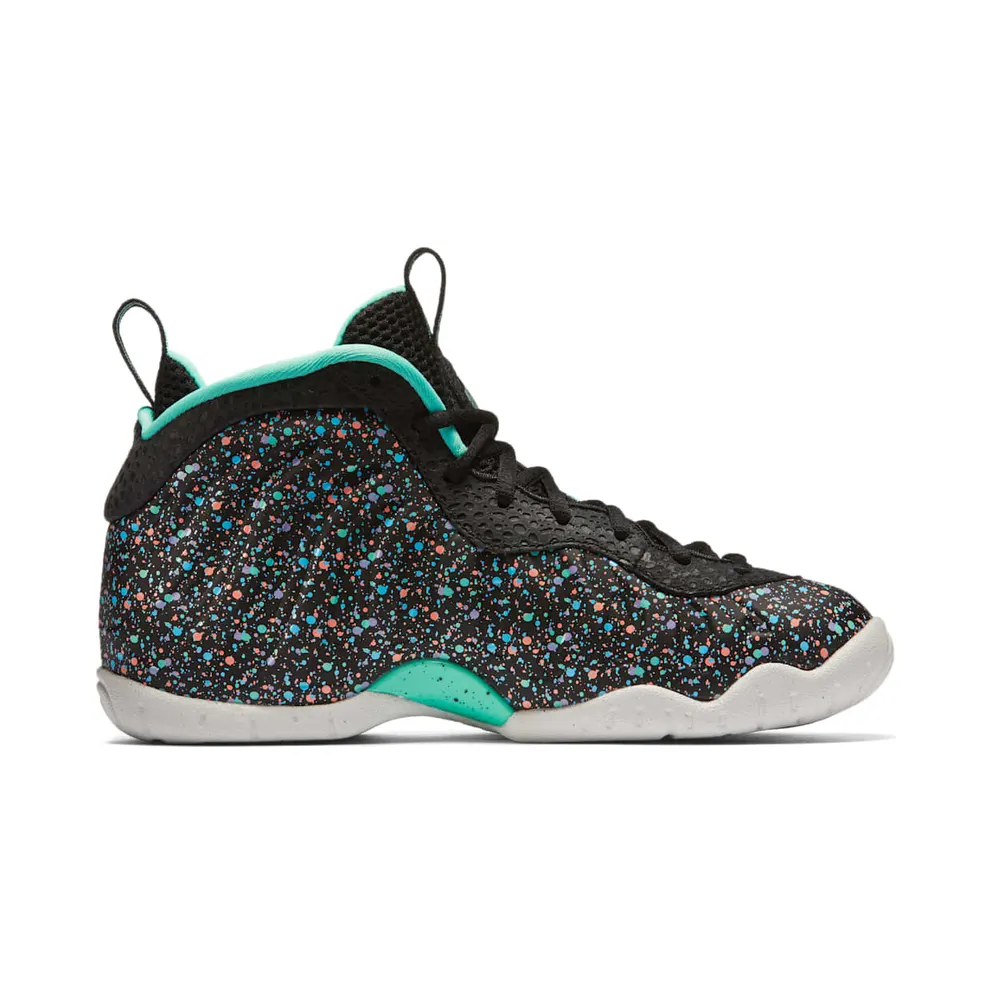 Nike Air Foamposite One Easter 2018 (GS) Black/Green Glow-Lagoon Pulse (846077-004)