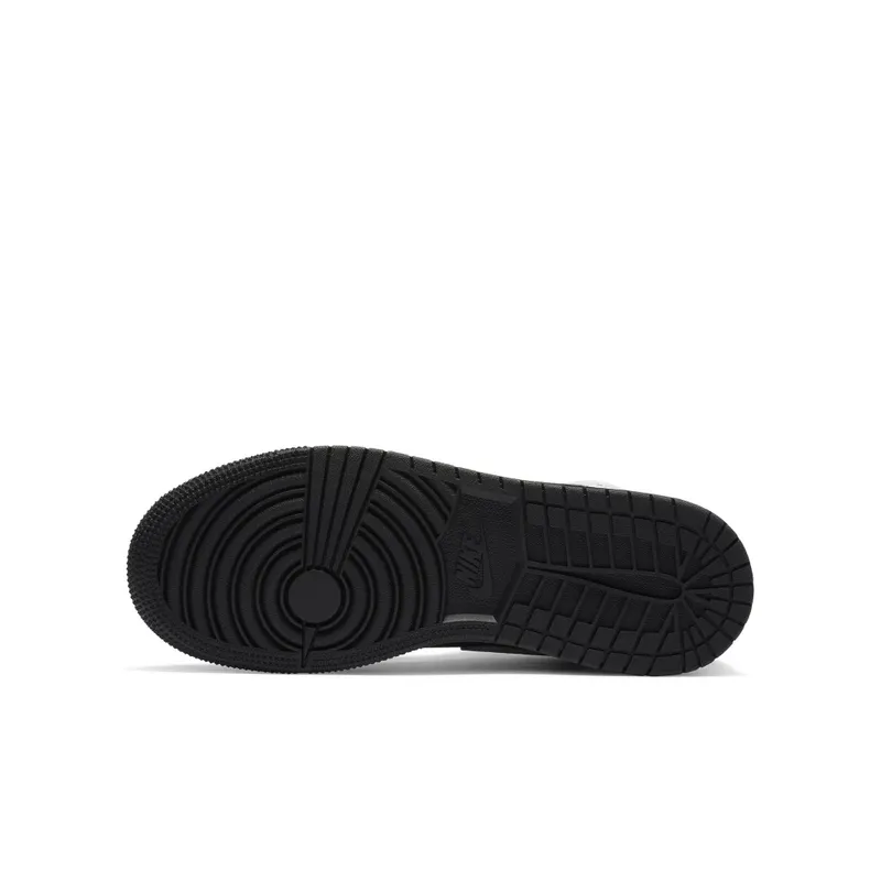 Jordan 1 Mid White Shadow (GS) Black/Medium Grey-White (554725-073)