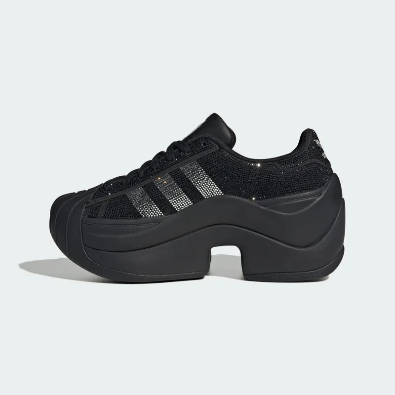 Adidas SUPERSTAR BOLD- Core Black / Silver Metallic / Cloud White (IH1663)