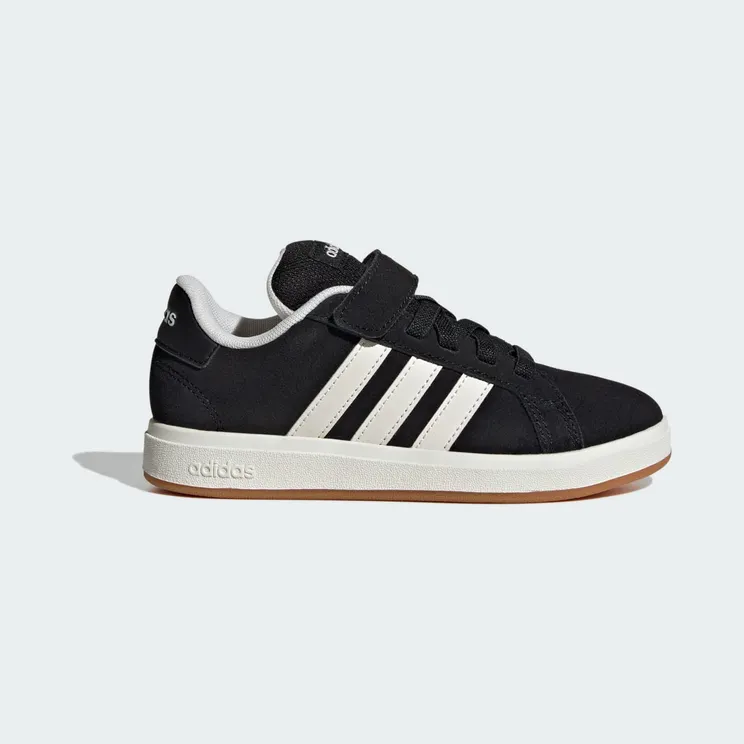 Adidas Grand Court 00s “Core Black / Off White / Gum” (JP5896)