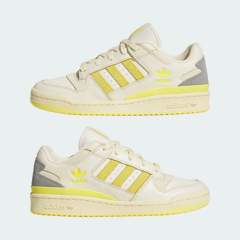 Adidas Forum Low CL Cream White / Yellow / Warm Vanilla (JI3273)