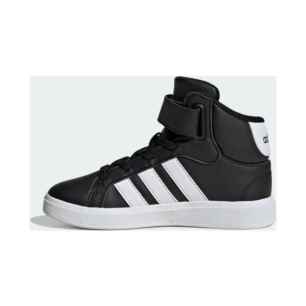 Adidas Grand Court Mid Kids Core Black / Cloud White / Core Black (IE3863)
