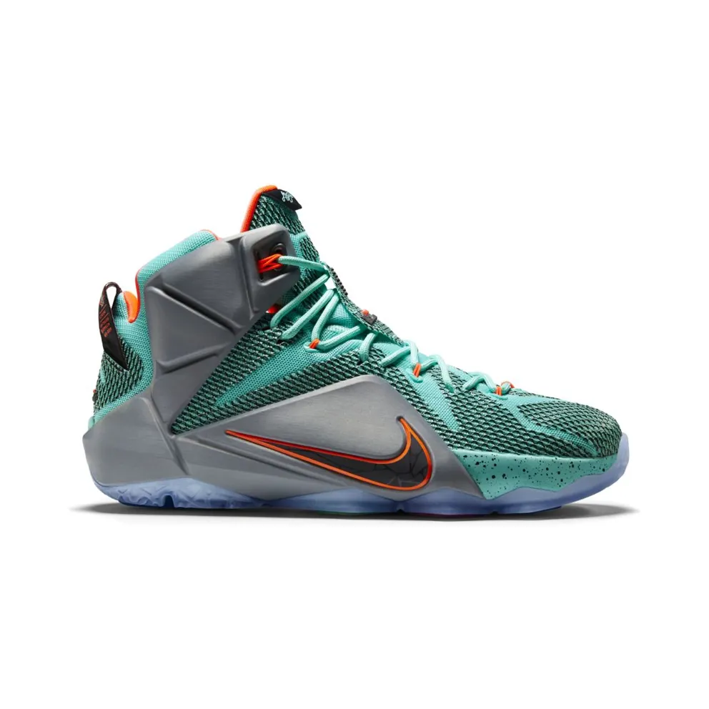 Nike LeBron 12 NSRL Hyper Turquoise/Black-Metallic Cool Grey-Hyper Crimson (684593-301)