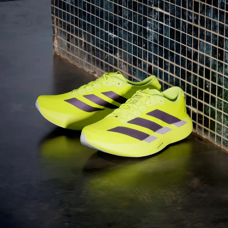 Adidas Adizero EVO SL Solar Yellow / Aurora Plum / Powder Plum – “Green” (JR2024)