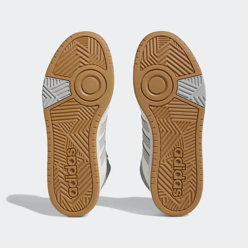 adidas Hoops 3.0 Mid Lifestyle Basketball Classic Vintage Core White / Grey Two / Gum (IG5568)