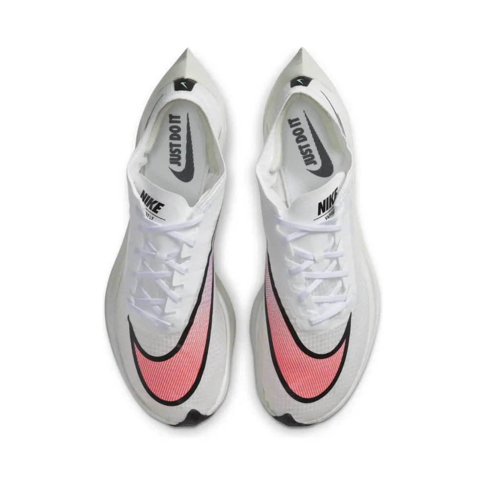 Nike ZoomX VaporFly Next% White Hyper Jade Flash Crimson White/Black-Hyper Jade-Flash Crimson (AO4568-102)