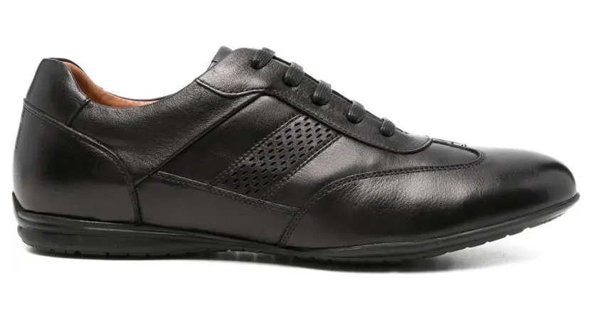 Sergio Moretti Firenze mit perforiertem Detail “Black” (SM6022F315B1)