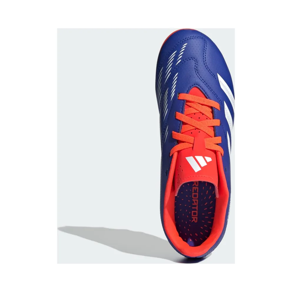 adidas Predator Club Flexible Ground Boots Kids “Lucid Blue / Cloud White / Solar Red” (IF6424)