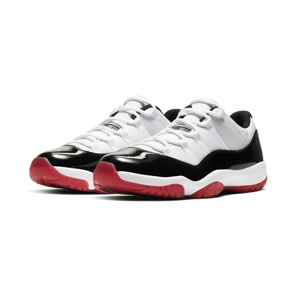 Jordan 11 Retro Low Concord Bred White/Gym Red-Black-True Red (AV2187-160)