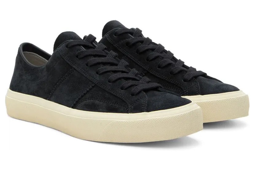 TOM FORD Off-White Cambridge Low-Top Sneakers (J0974T-LCL123) (4)