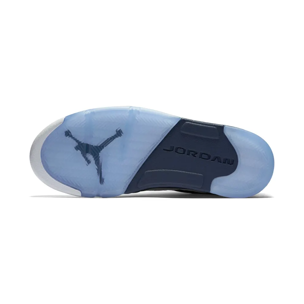 Jordan 5 Retro Low Dunk From Above White/Metallic Gold Star – Midnight Navy (819171-135)