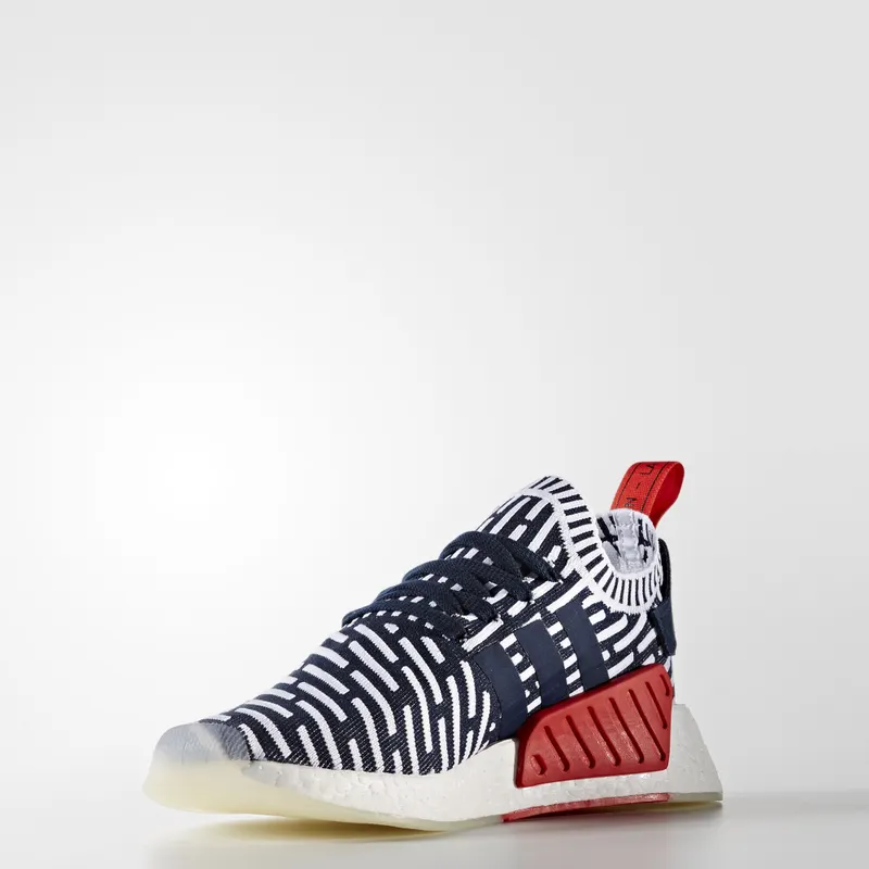 adidas NMD R2 Navy White Collegiate Navy/Collegiate Green/Running White (BB2909)