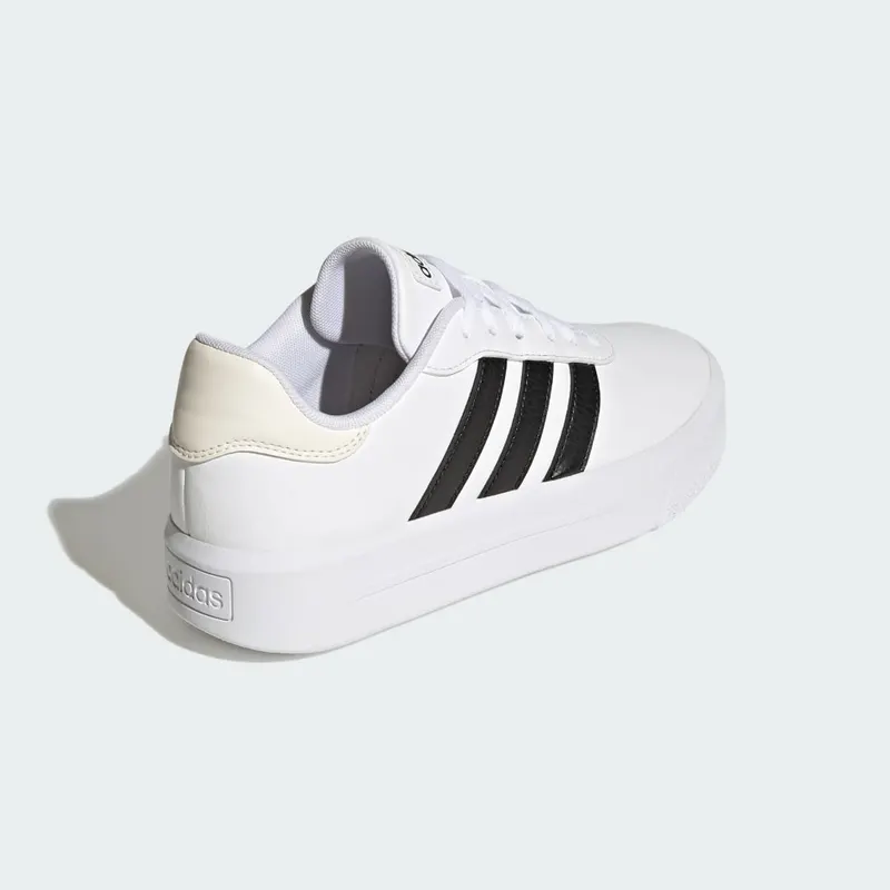 Adidas Court Platform Cloud White / Core Black / Chalk White (HQ4532)