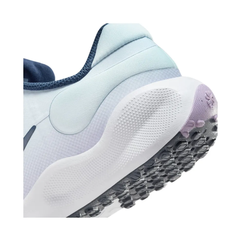 Nike Revolution 7 GS “Football Grey Midnight Navy” (FB7689-004)
