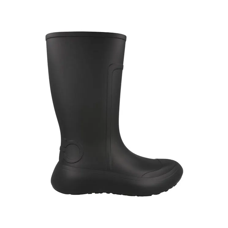 Ferragamo Gancini Logo Rain Boots Black (01D315-999038-M)